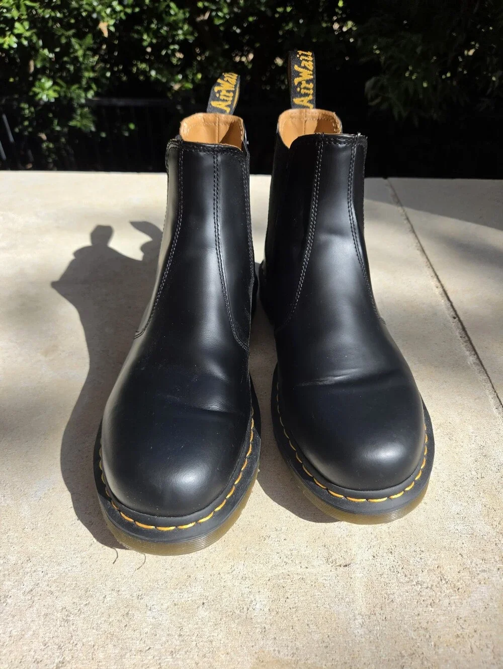 Dr. Martens 2976 Chelsea Boot Smooth Black Leather Men's 12